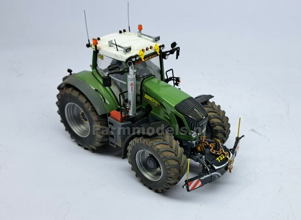 Fendt 828 GEN. 1: 2x Brede Banden &Oslash; 53.8 x 22.5 mm + ALUMINIUM velgen BLANK geleverd  1:32    Farmmodels Custom Line Series