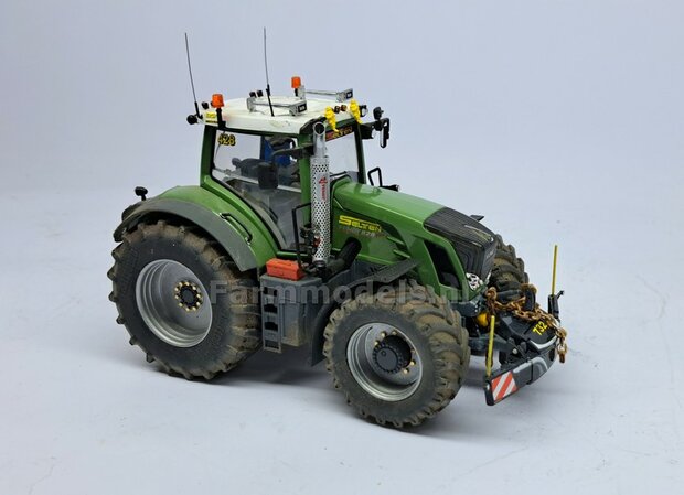 Fendt 828 GEN. 1: 2x Brede Banden &Oslash; 53.8 x 22.5 mm + ALUMINIUM velgen BLANK geleverd  1:32    Farmmodels Custom Line Series