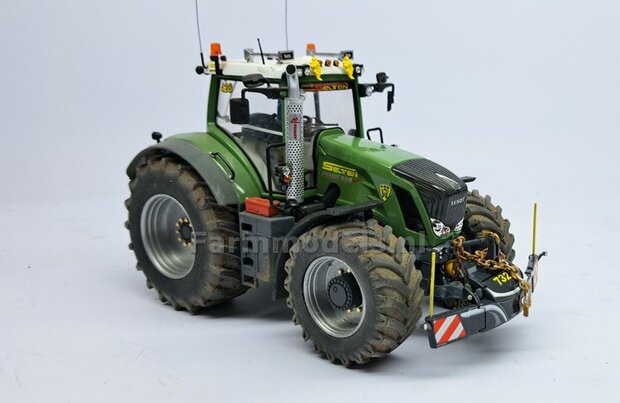 Fendt 828 GEN. 1: 2x Brede Banden &Oslash; 53.8 x 22.5 mm + ALUMINIUM velgen BLANK geleverd  1:32    Farmmodels Custom Line Series