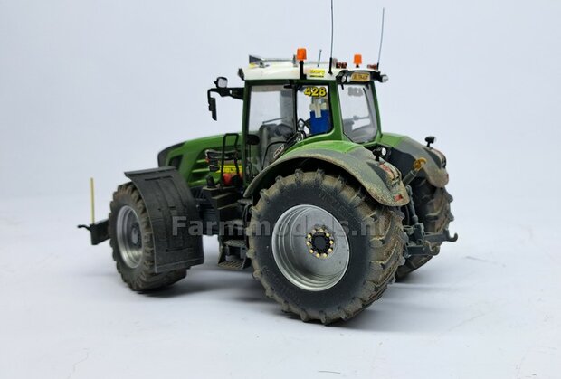 Fendt 828 GEN. 1: 2x Brede Banden &Oslash; 53.8 x 22.5 mm + ALUMINIUM velgen BLANK geleverd  1:32    Farmmodels Custom Line Series