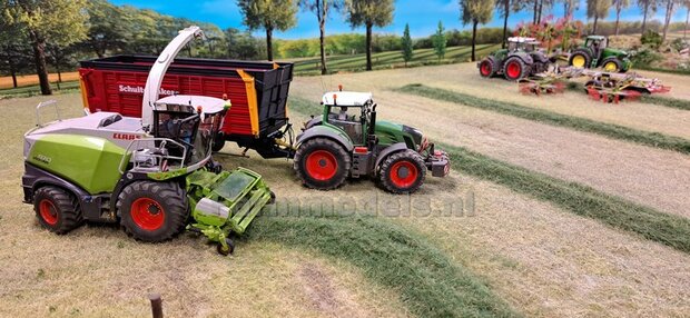 Fendt 828 GEN. 1: 2x Brede Banden &Oslash; 53.8 x 22.5 mm + ALUMINIUM velgen BLANK geleverd  1:32    Farmmodels Custom Line Series