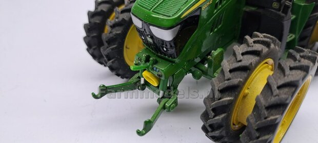 &quot;COVER&quot; Topstang lengte 20.3mm met 1x VANGHAAK aansluiting. Geleverd in (FENDT) DONKER GRIJS + 2x messing as t.b.v. details  1:32