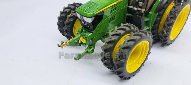 &quot;COVER&quot; Topstang lengte 20.3mm met 1x VANGHAAK aansluiting. Geleverd in (FENDT) DONKER GRIJS + 2x messing as t.b.v. details  1:32