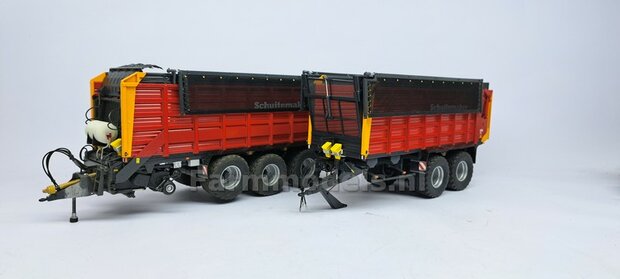 2x ALUMINIUM METALIC gespoten RESIN Velgen &Oslash; 24,5mm ZONDER de Vredestein Flotation Pro Banden  1:32   Farmmodels Premium Line Series  