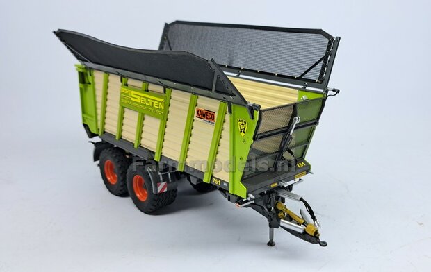 2x CLAAS ORANJE gespoten RESIN Velgen &Oslash; 24,5mm ZONDER de Vredestein Flotation Pro Banden  1:32   Farmmodels Premium Line Series  