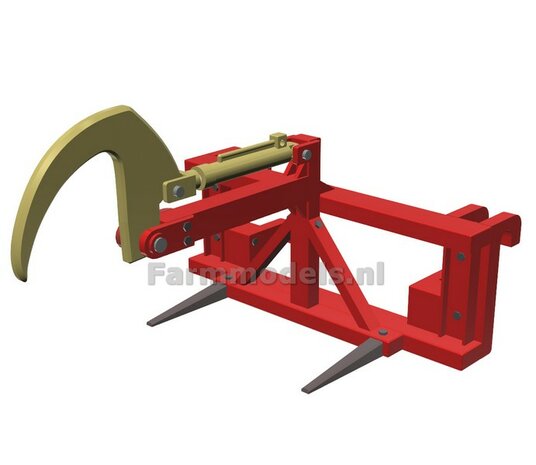 BOUWKIT: Vicon pakkenklem geschikt voor de John Deere 7430 Wking VOORLADER  1:32   