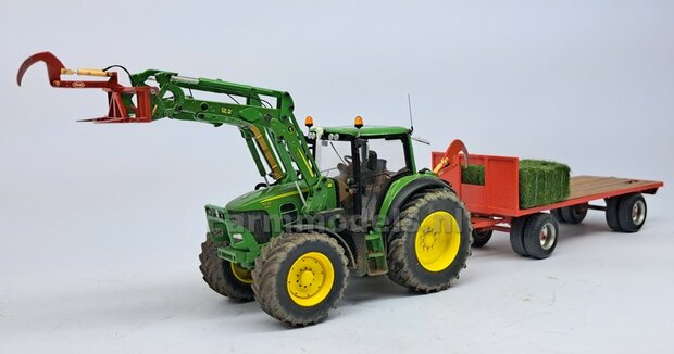 BOUWKIT: Vicon pakkenklem geschikt voor de John Deere 7430 Wking VOORLADER  1:32   