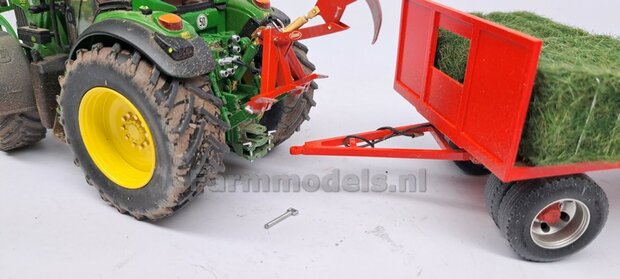 BOUWKIT: Vicon pakkenklem geschikt voor de John Deere 7430 Wking VOORLADER  1:32   