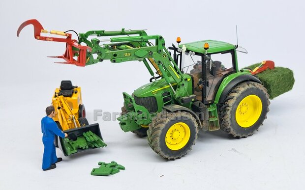 BOUWKIT: Vicon pakkenklem geschikt voor de John Deere 7430 Wking VOORLADER  1:32   