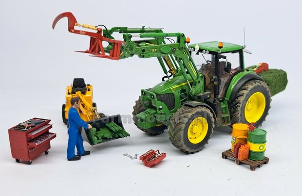 BOUWKIT: Vicon pakkenklem geschikt voor de John Deere 7430 Wking VOORLADER  1:32   