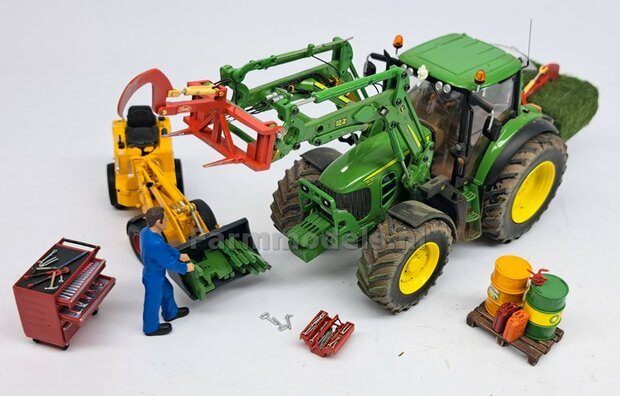 BOUWKIT: Vicon pakkenklem geschikt voor de John Deere 7430 Wking VOORLADER  1:32   