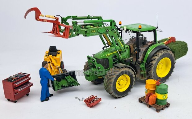 BOUWKIT: Vicon pakkenklem geschikt voor de John Deere 7430 Wking VOORLADER  1:32   