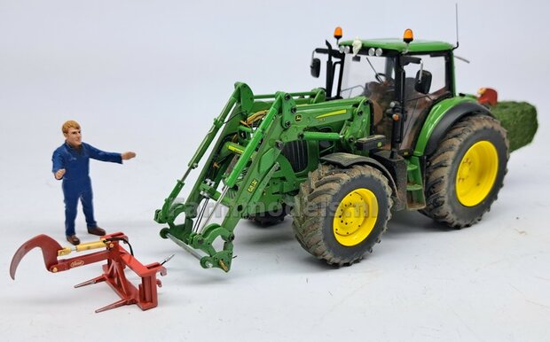 BOUWKIT: Vicon pakkenklem geschikt voor de John Deere 7430 Wking VOORLADER  1:32   