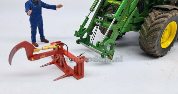 BOUWKIT: Vicon pakkenklem geschikt voor de John Deere 7430 Wking VOORLADER  1:32   