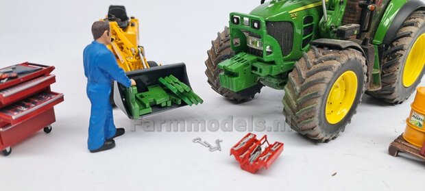 BOUWKIT: Vicon pakkenklem geschikt voor de (Farmmodels) ACCORD Bok koppeling 1:32   