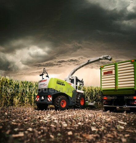 COMBI-SALE: Claas Jaguar 900 Greeneye + Claas Jaguar 900 Speedstar + 2x RU 600 LIMITED EDITION 1500st. 1:32   NB2B  SUPERDEAL