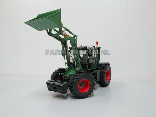 Fendt Xylon WeiseToys: Brede Vooras banden &Oslash; 47.5 mm x 20,5 mm breed + ALUMINIUM velgen FENDT ROOD Gespoten 1:32 Farmmodels Custom Line Series 