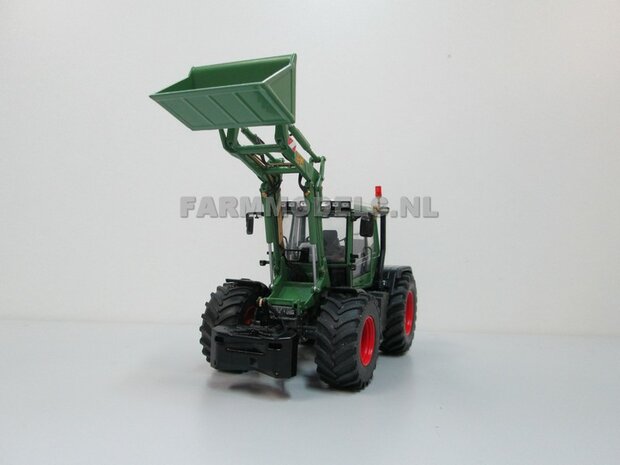 Fendt Xylon WeiseToys: Brede Vooras banden &Oslash; 47.5 mm x 20,5 mm breed + ALUMINIUM velgen FENDT ROOD Gespoten 1:32 Farmmodels Custom Line Series 