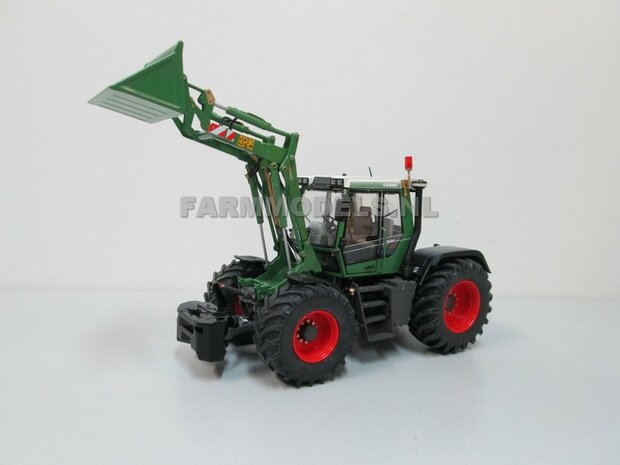 Fendt Xylon WeiseToys: Brede Vooras banden &Oslash; 47.5 mm x 20,5 mm breed + ALUMINIUM velgen FENDT ROOD Gespoten 1:32 Farmmodels Custom Line Series 