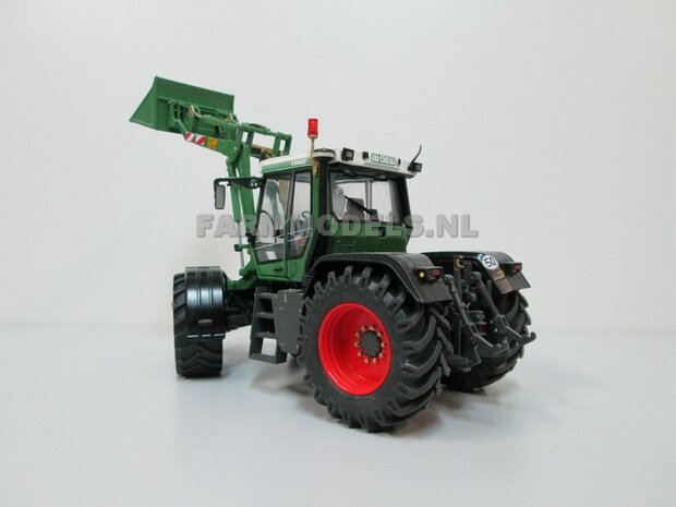 Fendt Xylon WeiseToys: Brede Vooras banden &Oslash; 47.5 mm x 20,5 mm breed + ALUMINIUM velgen FENDT ROOD Gespoten 1:32 Farmmodels Custom Line Series 