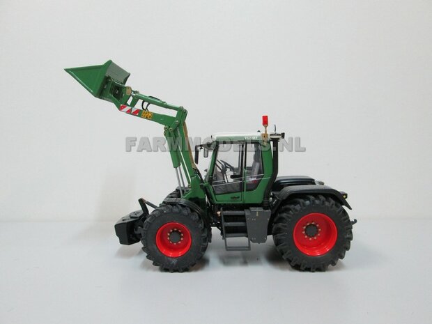 Fendt Xylon WeiseToys: Brede Vooras banden &Oslash; 47.5 mm x 20,5 mm breed + ALUMINIUM velgen FENDT ROOD Gespoten 1:32 Farmmodels Custom Line Series 