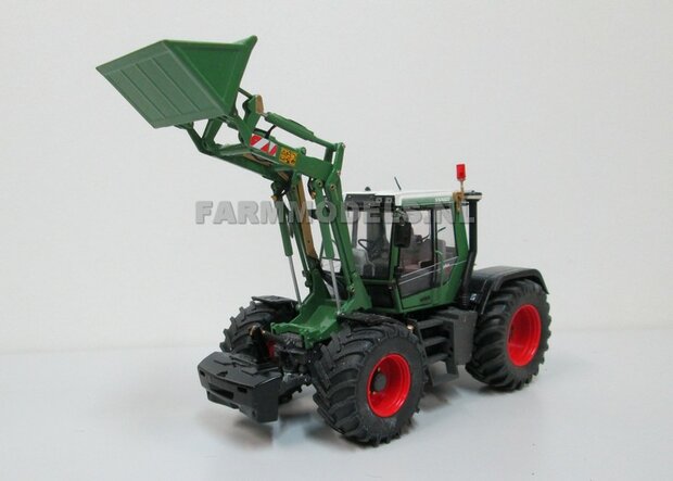 Fendt Xylon WeiseToys: Brede Vooras banden &Oslash; 47 mm x 20,5 mm breed + ALUMINIUM velgen FENDT ROOD Gespoten 1:32 Farmmodels Custom Line Series 