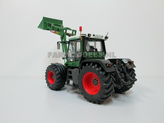 Fendt Xylon WeiseToys: Brede Achteras banden &Oslash; 54.2 mm x 22.7 mm breed + ALUMINIUM velgen FENDT ROOD Gespoten 1:32 Farmmodels Custom Line Series