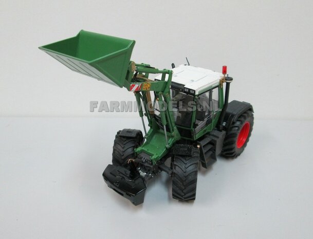 Fendt Xylon WeiseToys: Brede Achteras banden &Oslash; 54.2 mm x 22.7 mm breed + ALUMINIUM velgen FENDT ROOD Gespoten 1:32 Farmmodels Custom Line Series