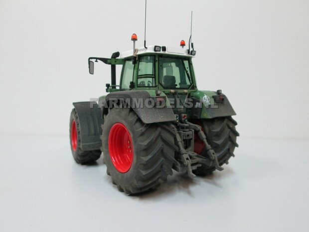 Fendt 824/ 926 Gen I: 2x Brede Banden &Oslash; 62.5 x 27.7 mm + ALUMINIUM velgen BLANK Geleverd 1:32 Farmmodels Custom Line Series