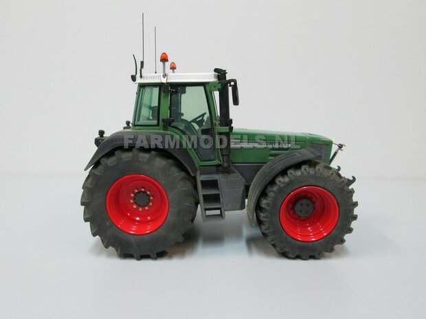 Fendt 824/ 926 Gen I: 2x Brede Banden &Oslash; 62.5 x 27.7 mm + ALUMINIUM velgen BLANK Geleverd 1:32 Farmmodels Custom Line Series