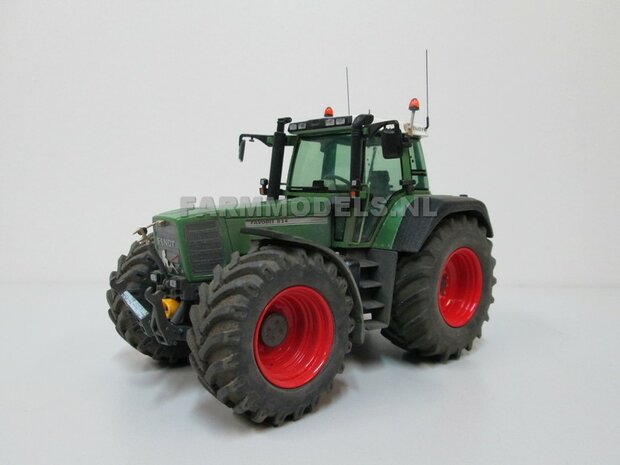 Fendt 824/ 926 Gen I: 2x Brede Banden &Oslash; 62.5 x 27.7 mm + ALUMINIUM velgen BLANK Geleverd 1:32 Farmmodels Custom Line Series