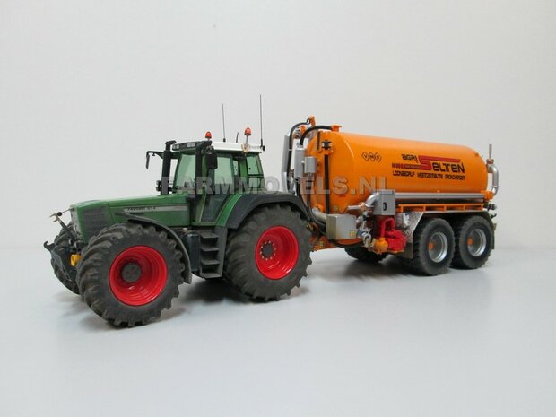 Fendt 824/ 926 Gen I: 2x Brede Banden &Oslash; 62.5 x 27.7 mm + ALUMINIUM velgen BLANK Geleverd 1:32 Farmmodels Custom Line Series