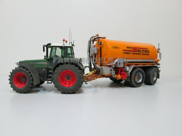 Fendt 824/ 926 Gen I: 2x Brede Banden &Oslash; 62.5 x 27.7 mm + ALUMINIUM velgen BLANK Geleverd 1:32 Farmmodels Custom Line Series