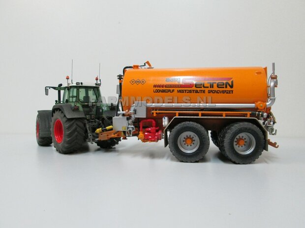 Fendt 824/ 926 Gen I: 2x Brede Banden &Oslash; 62.5 x 27.7 mm + ALUMINIUM velgen BLANK Geleverd 1:32 Farmmodels Custom Line Series