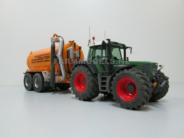 Fendt 824/ 926 Gen I: 2x Brede Banden &Oslash; 62.5 x 27.7 mm + ALUMINIUM velgen BLANK Geleverd 1:32 Farmmodels Custom Line Series