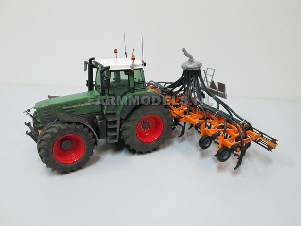 Fendt 824/ 926 Gen I: 2x Brede Banden &Oslash; 62.5 x 27.7 mm + ALUMINIUM velgen BLANK Geleverd 1:32 Farmmodels Custom Line Series