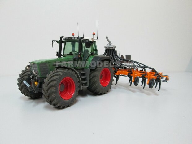 Fendt 824/ 926 Gen I: 2x Brede Banden &Oslash; 62.5 x 27.7 mm + ALUMINIUM velgen BLANK Geleverd 1:32 Farmmodels Custom Line Series