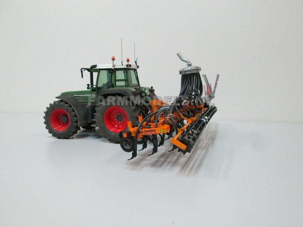 Fendt 824/ 926 Gen I: 2x Brede Banden &Oslash; 62.5 x 27.7 mm + ALUMINIUM velgen BLANK Geleverd 1:32 Farmmodels Custom Line Series