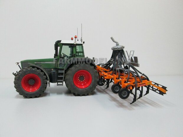 Fendt 824/ 926 Gen I: 2x Brede Banden &Oslash; 62.5 x 27.7 mm + ALUMINIUM velgen BLANK Geleverd 1:32 Farmmodels Custom Line Series