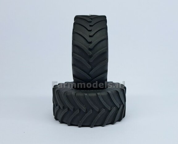 2x Michelin Axiobib2  &Oslash;  70.3 x 30.4 mm Banden ZONDER Velgen. Velggat band ong.: &Oslash; 33.3 mm   1:32    Farmmodels  Premium Line Series  AVAILABL OCTOBER 