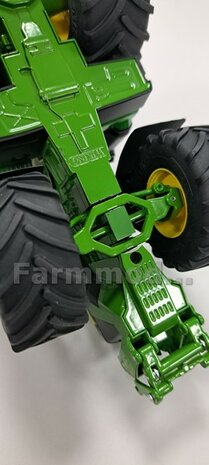 John Deere 8R 410 VOORAS VERHOOG SET, RESIN,  John Deere GROEN Gespoten geleverd 1:32    Farmmodels Premium Line Series