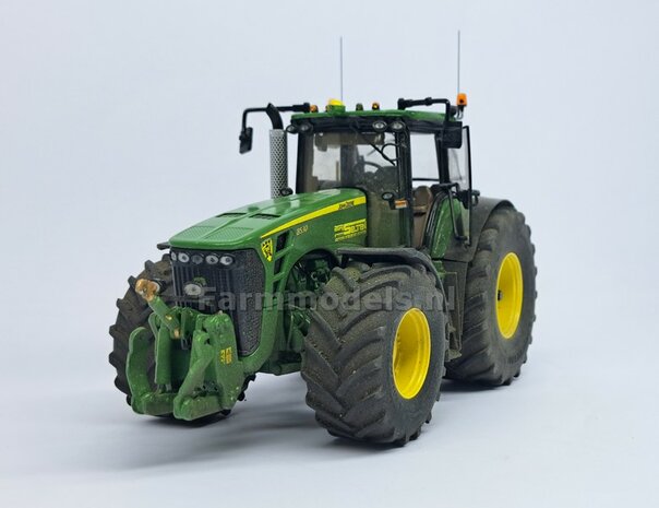 Verbouw voorbeeld: John Deere 8530 op brede banden met fronthef