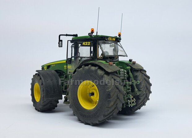 Verbouw voorbeeld: John Deere 8530 op brede banden met fronthef