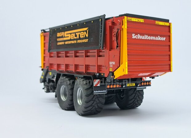 2x Mitas Agriterra 02 Banden &Oslash; 51.7 mm met RESIN velgen ALUMINIUM METALIC gespoten Velgen  1:32   Farmmodels Premium Line Series  