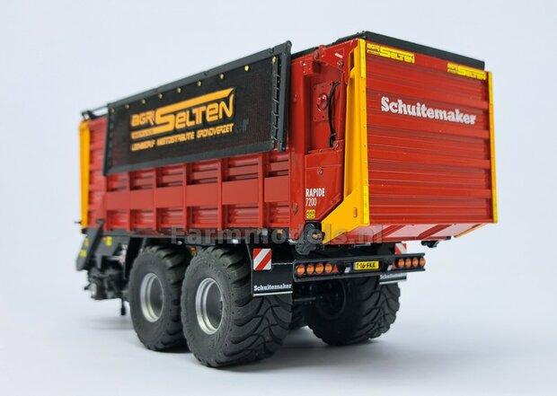 2x Mitas Agriterra 02 Banden &Oslash; 51.7 mm met RESIN velgen ALUMINIUM METALIC gespoten Velgen  1:32   Farmmodels Premium Line Series  