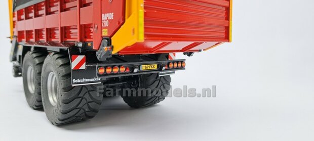 2x Mitas Agriterra 02 Banden &Oslash; 51.7 mm met RESIN velgen ALUMINIUM METALIC gespoten Velgen  1:32   Farmmodels Premium Line Series  