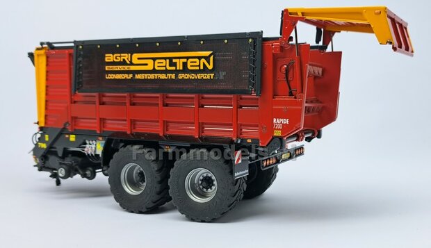 2x Mitas Agriterra 02 Banden &Oslash; 51.7 mm met RESIN velgen ALUMINIUM METALIC gespoten Velgen  1:32   Farmmodels Premium Line Series  