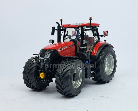 CASE IH PUMA 260 UH: 2x Brede Banden &Oslash; 52.7 x 24.2 mm + ALUMINIUM velgen BLANK geleverd 1:32 Farmmodels Custom Line Series  