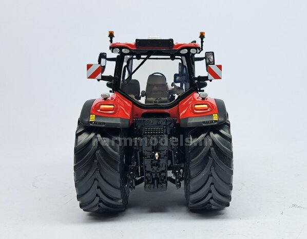 CASE IH PUMA 260 UH: 2x Brede Banden &Oslash; 52.7 x 24.2 mm + ALUMINIUM velgen BLANK geleverd 1:32 Farmmodels Custom Line Series  