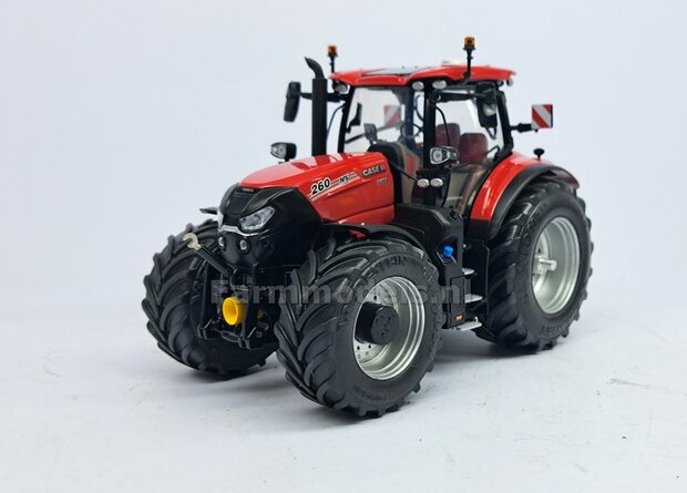 CASE IH PUMA 260 UH: 2x Brede Banden &Oslash; 52.7 x 24.2 mm + ALUMINIUM velgen BLANK geleverd 1:32 Farmmodels Custom Line Series  